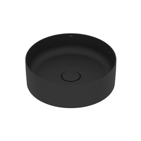 Cuba de Apoio Roca Terra T2 39x39 A32787N080 Redonda Matte Black