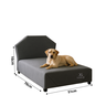 Cama Pet Cachorro e Gato Box em Suede 70cm Cinza - 3