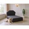 Cama Pet Cachorro e Gato Box em Suede 70cm Cinza - 2