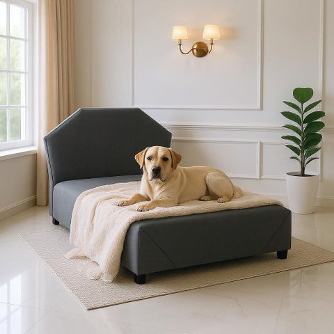 Cama Pet Cachorro e Gato Box em Suede 70cm