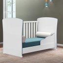 Ver mais imagens de Quarto para Gêmeos com 2 Berços Mini Cama, Guarda-Roupa e Organizador Príncipe Espresso Móveis