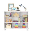 Ver imagem 2 de Quarto para Gêmeos com 2 Berços Mini Cama, Guarda-Roupa e Organizador Príncipe Espresso Móveis