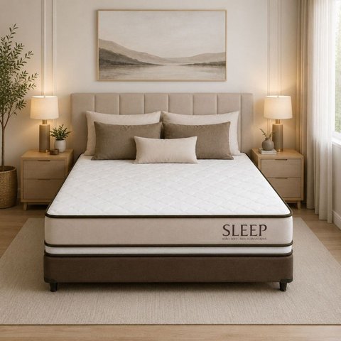 Colchão Viúva Life Sleep Ii Espuma D28 128x188x25cm Bege