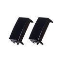 Ver imagem 1 de Módulo Cego Margirius Sleek 2 Unidades Preto Ebony