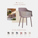 Ver mais imagens de Cadeira Marcela Cor:camurça