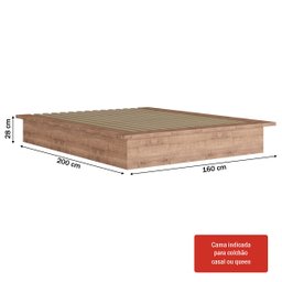 Cama de Casal ou Queen Industrial Solanum - Foscarini - 2