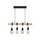 Ver imagem 1 de Luminária Pendente Versatto Pinus 04 Lamp E27 Preto - 6006/4 Pt