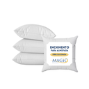 Ver imagem 1 de Kit 4 Enchimentos para Almofada em Percal 180 Fios com Fibra Siliconada ? Magic Enxovais | Branco