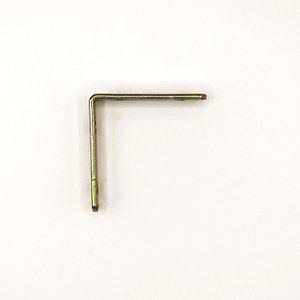 Suporte (Cantoneira) P/ Móveis 2" Kit C/ 50 Pcs - Dourado