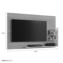 Ver imagem 2 de Painel Exclusive Para TV até 40 Polegadas Mavaular Naturalle/Platinum