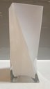 Ver imagem 6 de Vaso Decorativo Enfeite Casa Vidro 28x11x11cm Branco