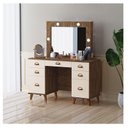 Ver imagem 3 de Penteadeira Camarim New Seul Malbec Off White - Luapa