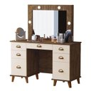 Ver imagem 1 de Penteadeira Camarim New Seul Malbec Off White - Luapa
