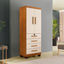 Ver imagem 1 de Roupeiro Conjulgado 2 Portas Em MDP New Maia