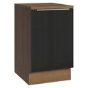 Ver imagem 1 de Balcão de Cozinha 50 Cm 1 Porta Rustic/preto Lux Madesa Rustic/preto