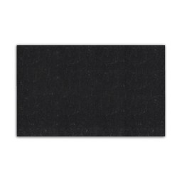 Tapete Carpete Simples Aveludado 2,00x3,00 Borda sem Costura Preto Mescla - 3