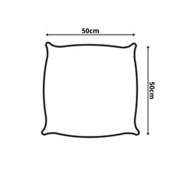 4 Capa Almofada Decorativa 50x50 Suede Santorini Cinza Claro - 3