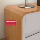 Ver imagem 4 de Mesa de Cabeceira Easy Like Amendoa Clean/Off White