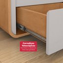 Ver imagem 5 de Mesa de Cabeceira Easy Like Amendoa Clean/Off White