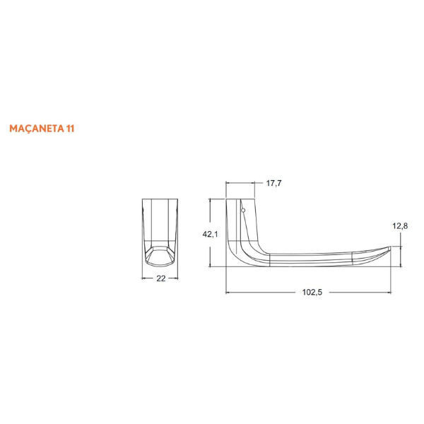 Maçaneta 11 Stam - 3