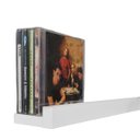 Ver imagem 4 de 2 Prateleira para CDs DVDs coleção MDF 2 peças 90x5