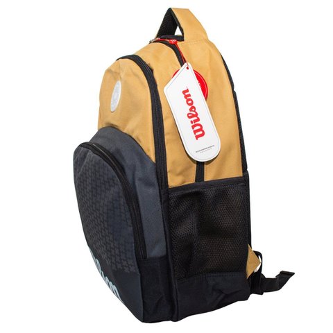 Mochila em Poliester Wilson Preta/marrom 65011063-bl