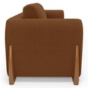 Ver mais imagens de Sofá Living Bloom 160cm 02 Lugares com Pés de Madeira Bouclê Terracota - Desk Design