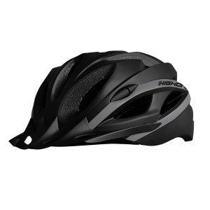 Capacete Ciclismo Mtb com Sinalizador Regulagem Win High One Preto Cinza - P (51-54cm)