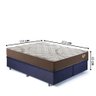 Base Box Baú Bipartido King 193x203 Suede Preto com Colchão Relax Adorabile Molas Ensacadas - 2