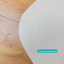 Ver imagem 5 de Mesa Dobrável Tampo Branco Tubos Prata 216 Carraro
