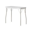 Ver imagem 1 de Mesa Dobrável Tampo Branco Tubos Prata 216 Carraro