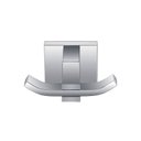 Ver imagem 1 de Cabide Gancho Duplo Para Banheiro - Quadrado Em Latão Cromado HB-A0120 Harmony Cabide Quadrado Croma