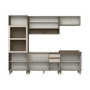 Ver imagem 3 de Cozinha Completa Connect 10 Portas 2 Gavetas 100% MDF com Vidro Reflecta Duna/Cristal - Henn