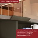 Ver imagem 5 de Cozinha Completa Connect 10 Portas 2 Gavetas 100% MDF com Vidro Reflecta Duna/Cristal - Henn