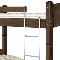 Beliche Solteiro Belga Amêndoa com Colchões D33 88x188 - PR Móveis - 3