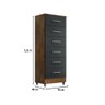Comoda Elena 6 Gavetas Castanho Onix - 2