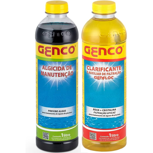 Kit Clarificante e Algicida de Manutenção 1l Genfloc Genco