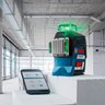 Nível À Laser 360º Bluetooth Bosch Gll 3-80 Cg de Linhas Verdes 120m - 10