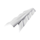 Ver imagem 1 de Cumeeira Lateral Articulada Pvc Colonial Branca (par)