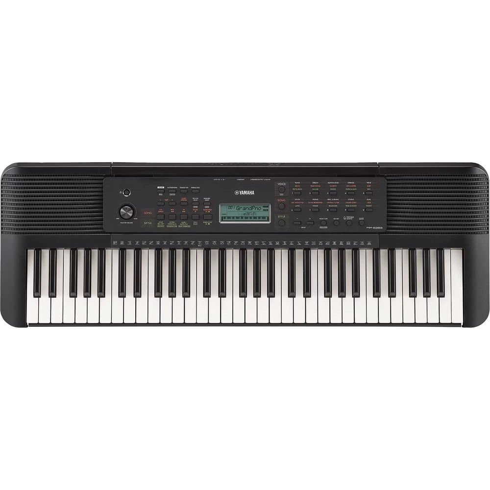 Teclado Portátil Yamaha com 61 Teclas, 410 Vozes e 122 Músicas - 1