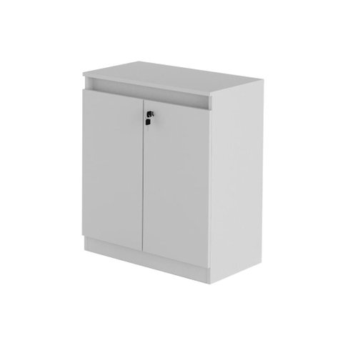 Balcão de Escritório com 2 Portas - Branco