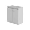Balcão de Escritório com 2 Portas - Branco - 1