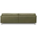 Ver imagem 3 de Sofá 4 Lugares para Sala Living Industrial 270cm Romero L06 Couro Verde Musgo - Lyam Decor