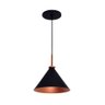 LUMINÁRIA PENDENTE CONE BELGA PEQ 01 LAMP E27 COBRE - 3107 PEQ CB - 1