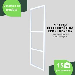 Prateleira Estilo Industrial Suspensa Teto Cozinha 60cm B.B - 3