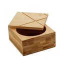 Ver imagem 4 de Saleiro Quadrado Bambu C/Tampa 13Cm X 13Cm X 7Cm