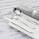 Ver imagem 5 de Jogo Colher Sopa Mesa Inox 6 Peças Restaurante Pizzaria Casa Classic