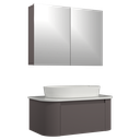 Ver imagem 1 de Conjunto Gabinete Suspenso para Banheiro Estela 1g 80cm