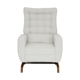 Poltrona de Amamentação Olivia com Balanço Bebê Completo: Boucle Natural - 3
