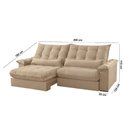 Ver imagem 6 de Sofá Classic Linho 02 Módulos 120 Cm B25 Meu Sofá Online